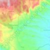 Kimba topographic map, elevation, terrain