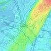 Croxton topographic map, elevation, terrain