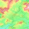 Pithoragarh topographic map, elevation, terrain