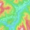 Pieve di Cadore topographic map, elevation, terrain