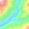 Carrizales topographic map, elevation, terrain