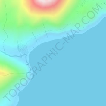 Wide Bay topographic map, elevation, terrain