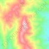 Delano Peak topographic map, elevation, terrain