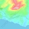 Isabella topographic map, elevation, terrain