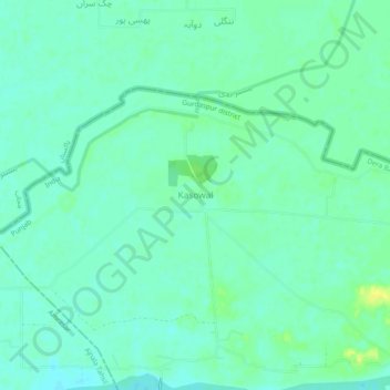 Kasowal topographic map, elevation, terrain