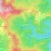 Canegreca topographic map, elevation, terrain