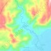 Calangay topographic map, elevation, terrain