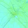 Tando Muhammad Khan topographic map, elevation, terrain