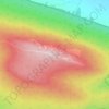 The Holy Cross topographic map, elevation, terrain