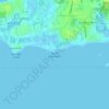 South End Point topographic map, elevation, terrain