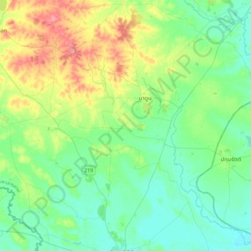 Hua Dong topographic map, elevation, terrain