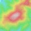 Wheeler Mountain topographic map, elevation, terrain