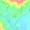 Senhora do Monte topographic map, elevation, terrain