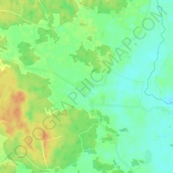 Skuttungeby topographic map, elevation, terrain