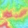 Grange Rouet topographic map, elevation, terrain