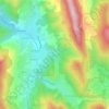 Sauzet topographic map, elevation, terrain