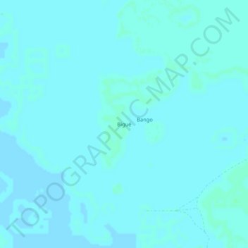 Bigué topographic map, elevation, terrain