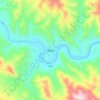 Chichu topographic map, elevation, terrain