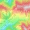 Baghi topographic map, elevation, terrain