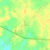 Myrtle Springs topographic map, elevation, terrain