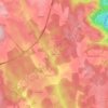 Fenouillac topographic map, elevation, terrain