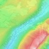 Michaille topographic map, elevation, terrain
