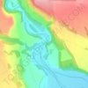Woodstock Beach topographic map, elevation, terrain