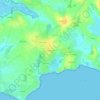 Quelescouet topographic map, elevation, terrain