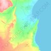 Duqm topographic map, elevation, terrain