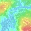 Coles Island topographic map, elevation, terrain