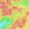 Le Glacier topographic map, elevation, terrain