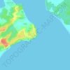 Kauri Point topographic map, elevation, terrain