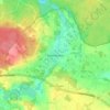 Koleczkowo topographic map, elevation, terrain
