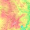 La Chaunière topographic map, elevation, terrain