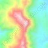 حلبان topographic map, elevation, terrain