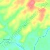 Bajio topographic map, elevation, terrain