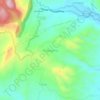 Magcagong topographic map, elevation, terrain