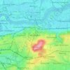 Woolwich topographic map, elevation, terrain