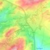 Cross Hands topographic map, elevation, terrain