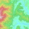 Hungduan topographic map, elevation, terrain