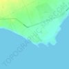 French Beach topographic map, elevation, terrain