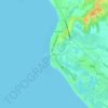 Santo Rosario topographic map, elevation, terrain