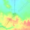 Sinawin topographic map, elevation, terrain