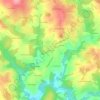 L'Autergie topographic map, elevation, terrain