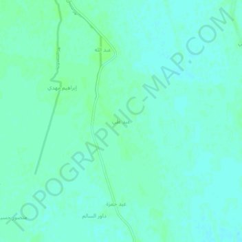 Abd Ali topographic map, elevation, terrain