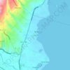 Sinawilan topographic map, elevation, terrain