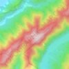 Baker topographic map, elevation, terrain