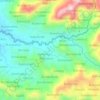 Makayi topographic map, elevation, terrain