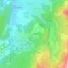 Les Glovettes topographic map, elevation, terrain