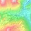 Pont Serrand topographic map, elevation, terrain